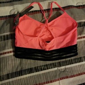 Hot pink bra